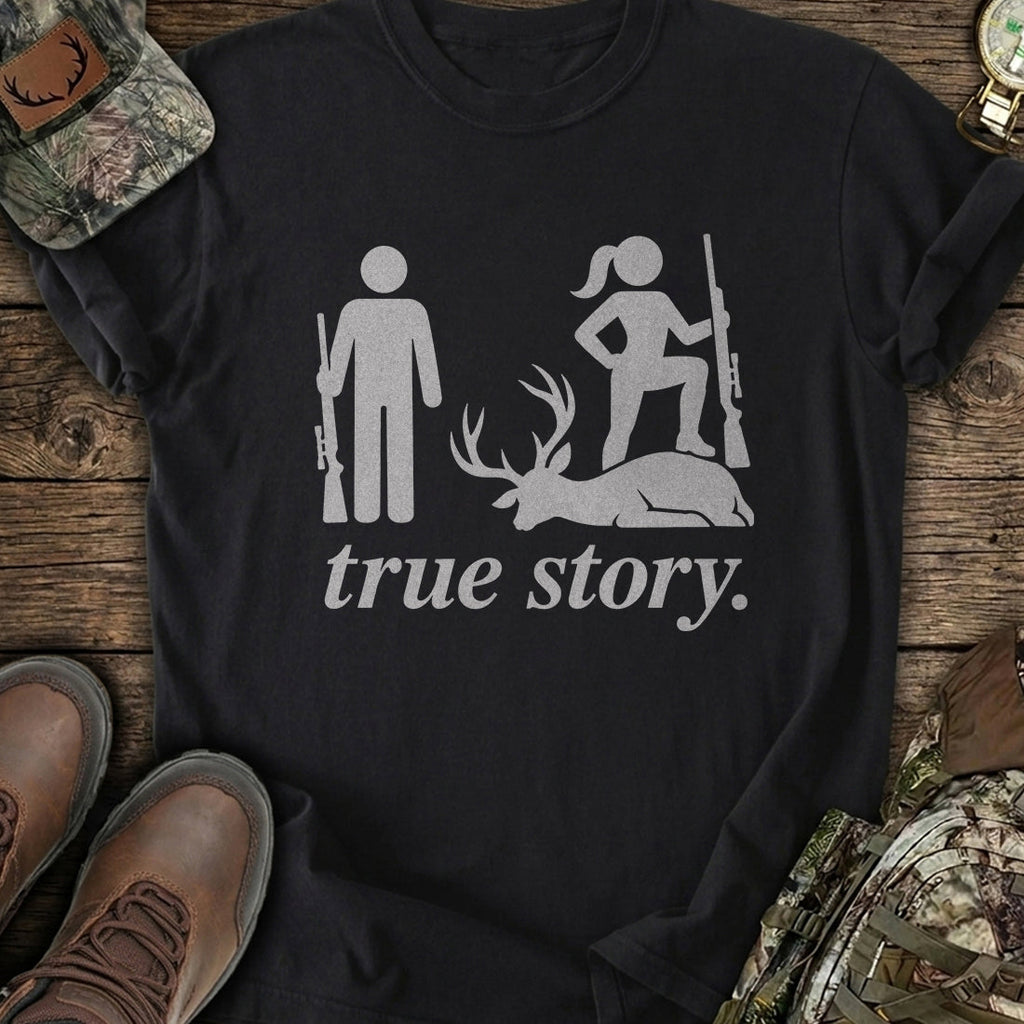Hunting Couple Deer T-Shirt product image 2