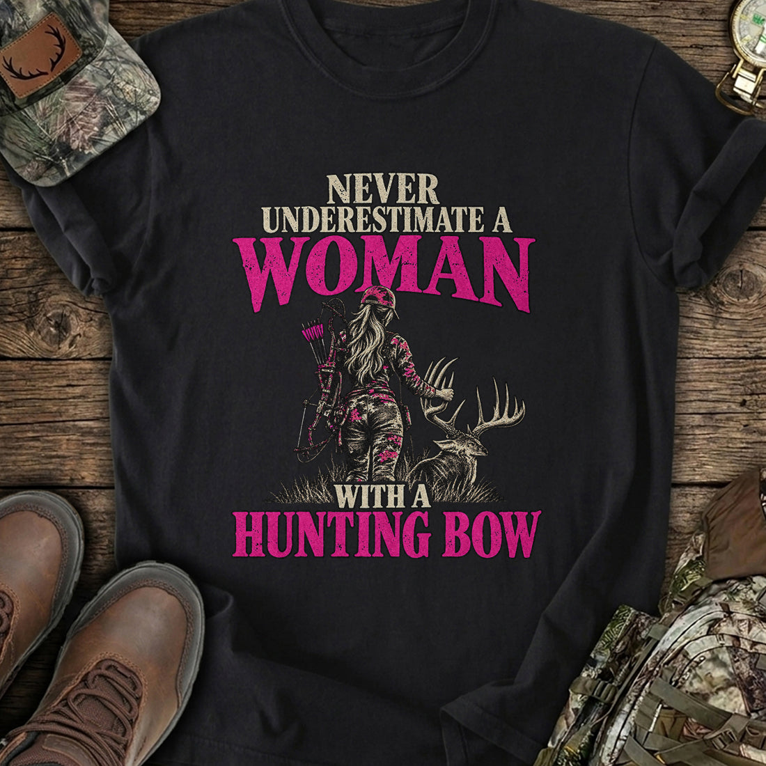 Fearless Bow Huntress T-Shirt product image 2