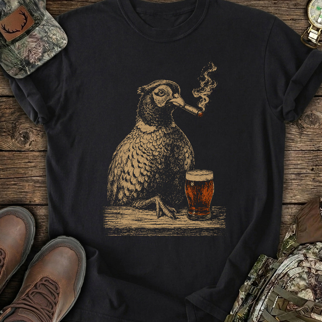 Pheasant Last Call T-Shirt product image 1