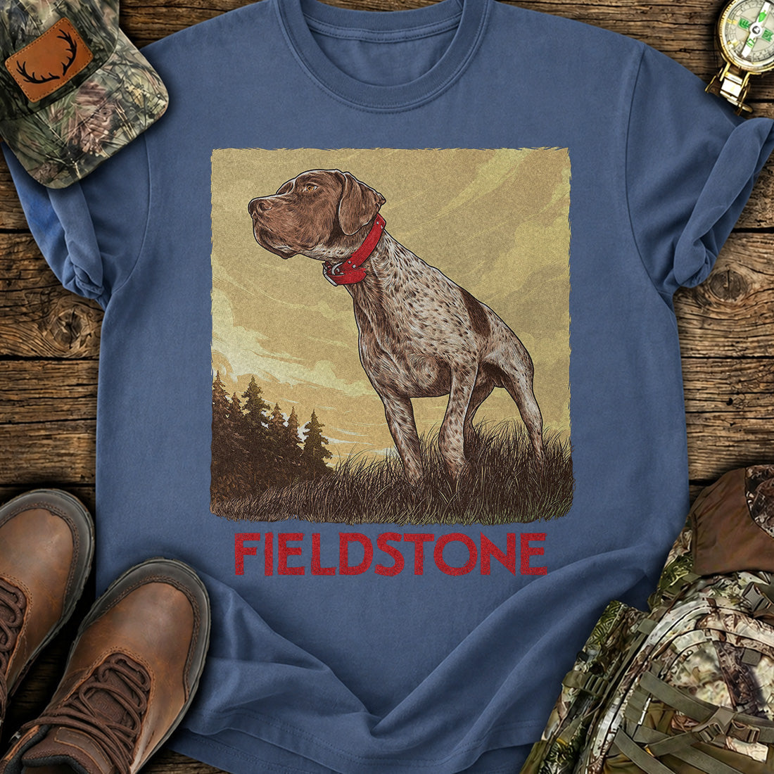 Fieldstone Hunting Dog T-Shirt product image 2