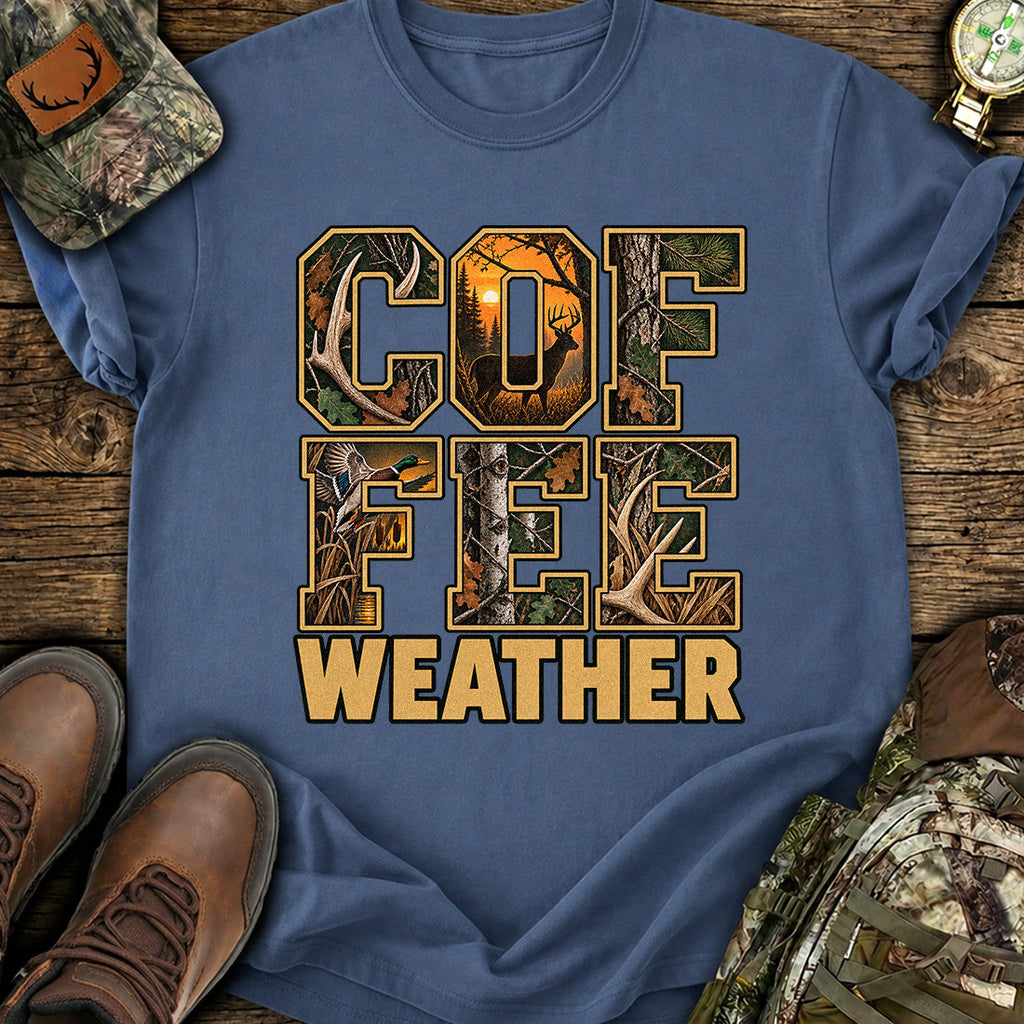 Camo Coffee Hunting T-Shirt product image 1