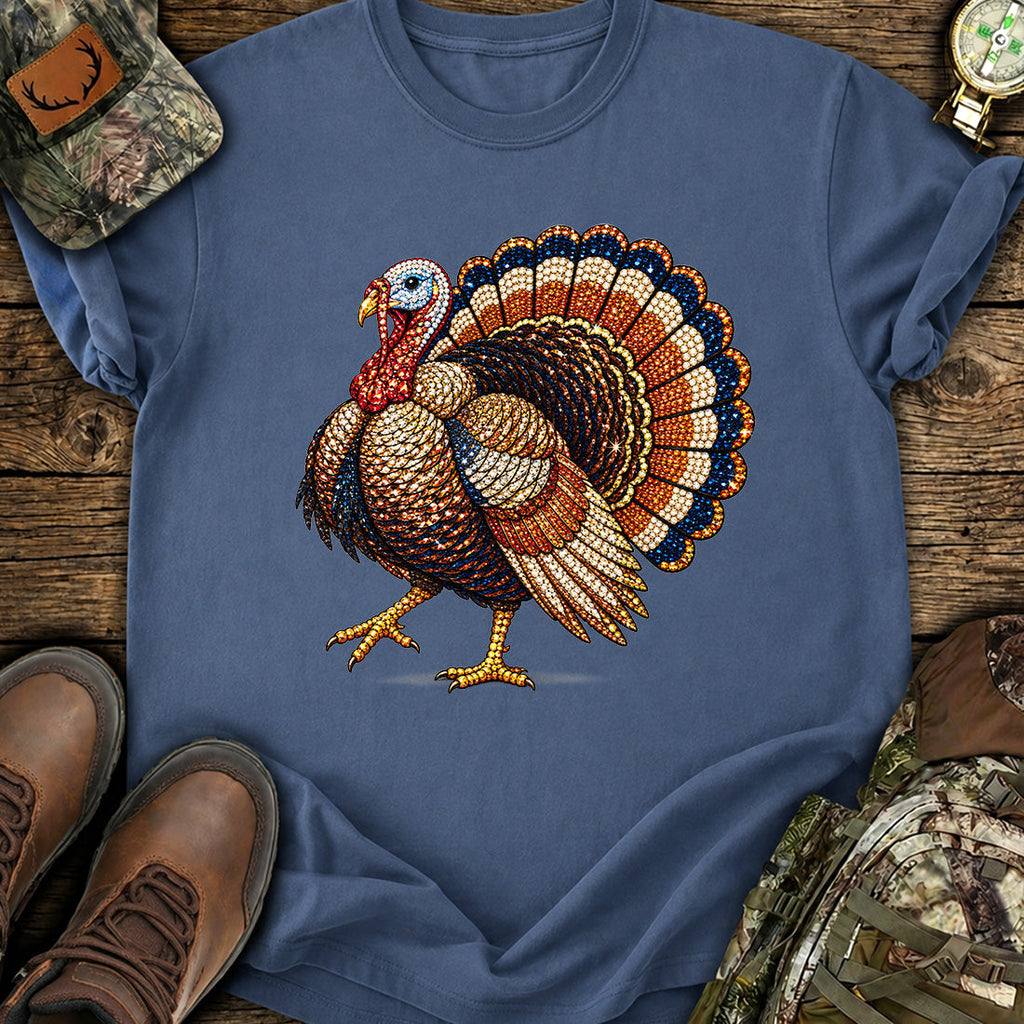 Majestic Turkey Bling T-Shirt product image 4