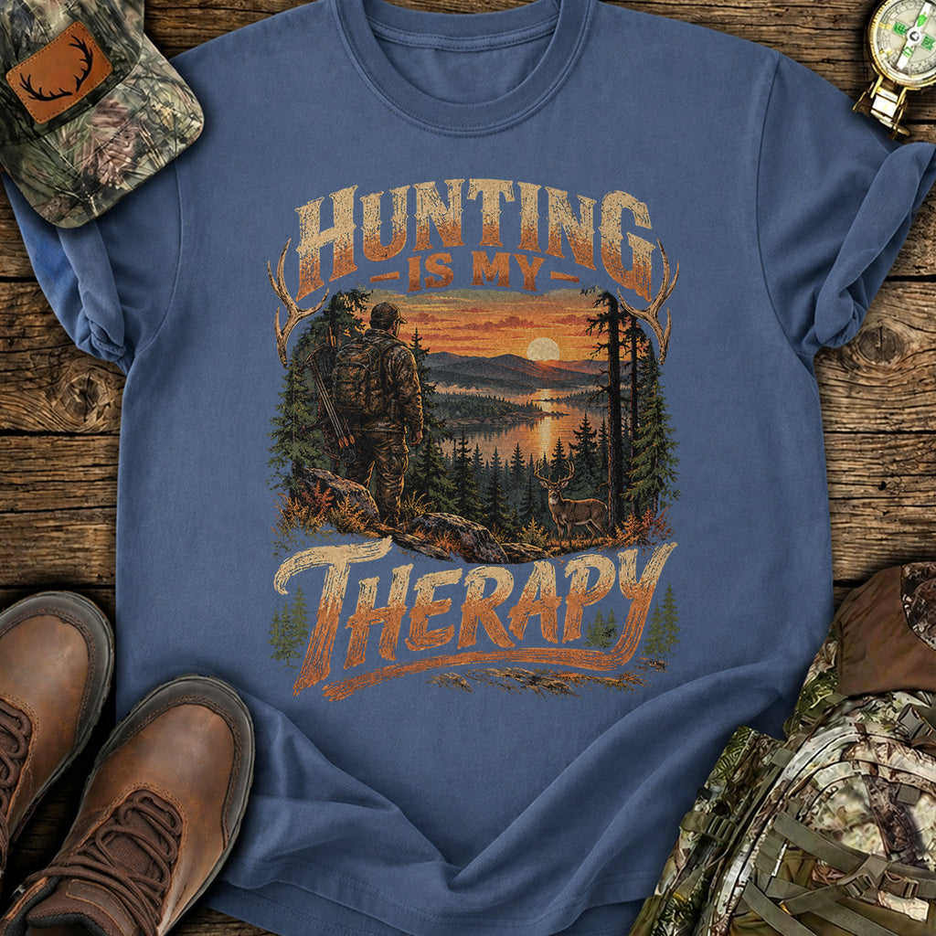 Hunting Is My Therapy T-Shirt product image 5