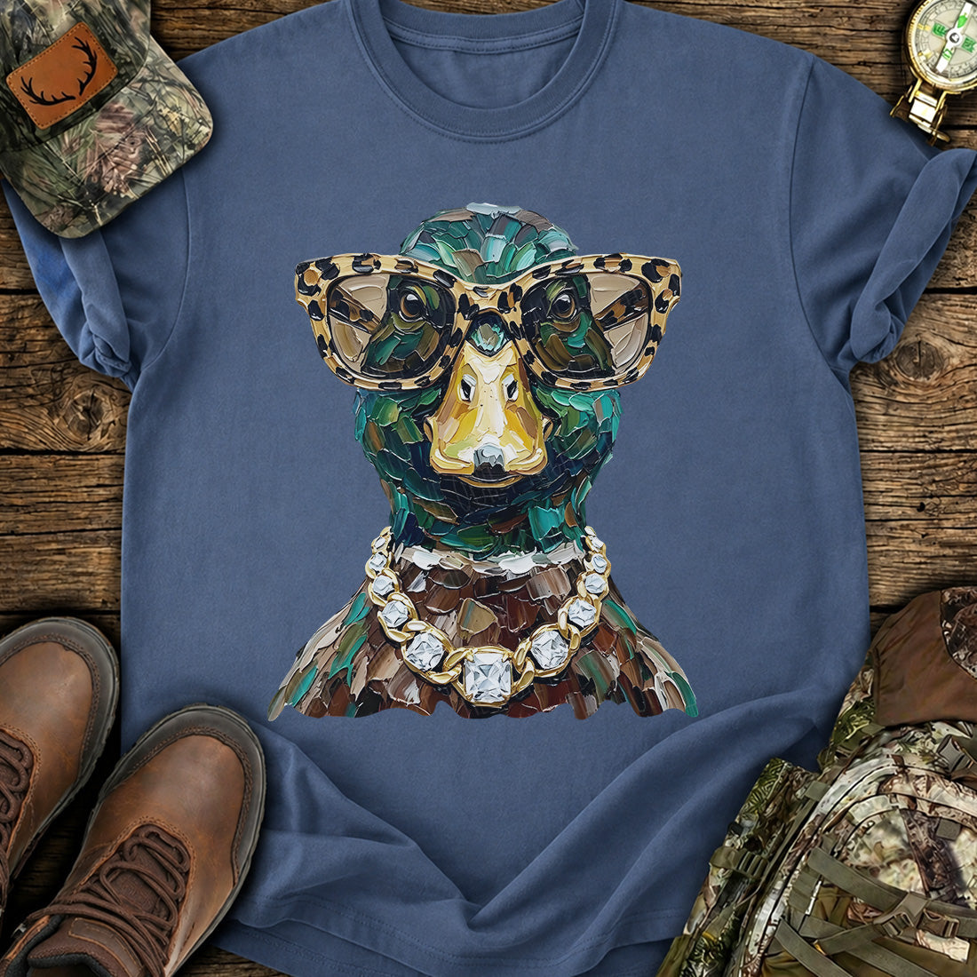 Mallard Drip Duck T-Shirt product image 4