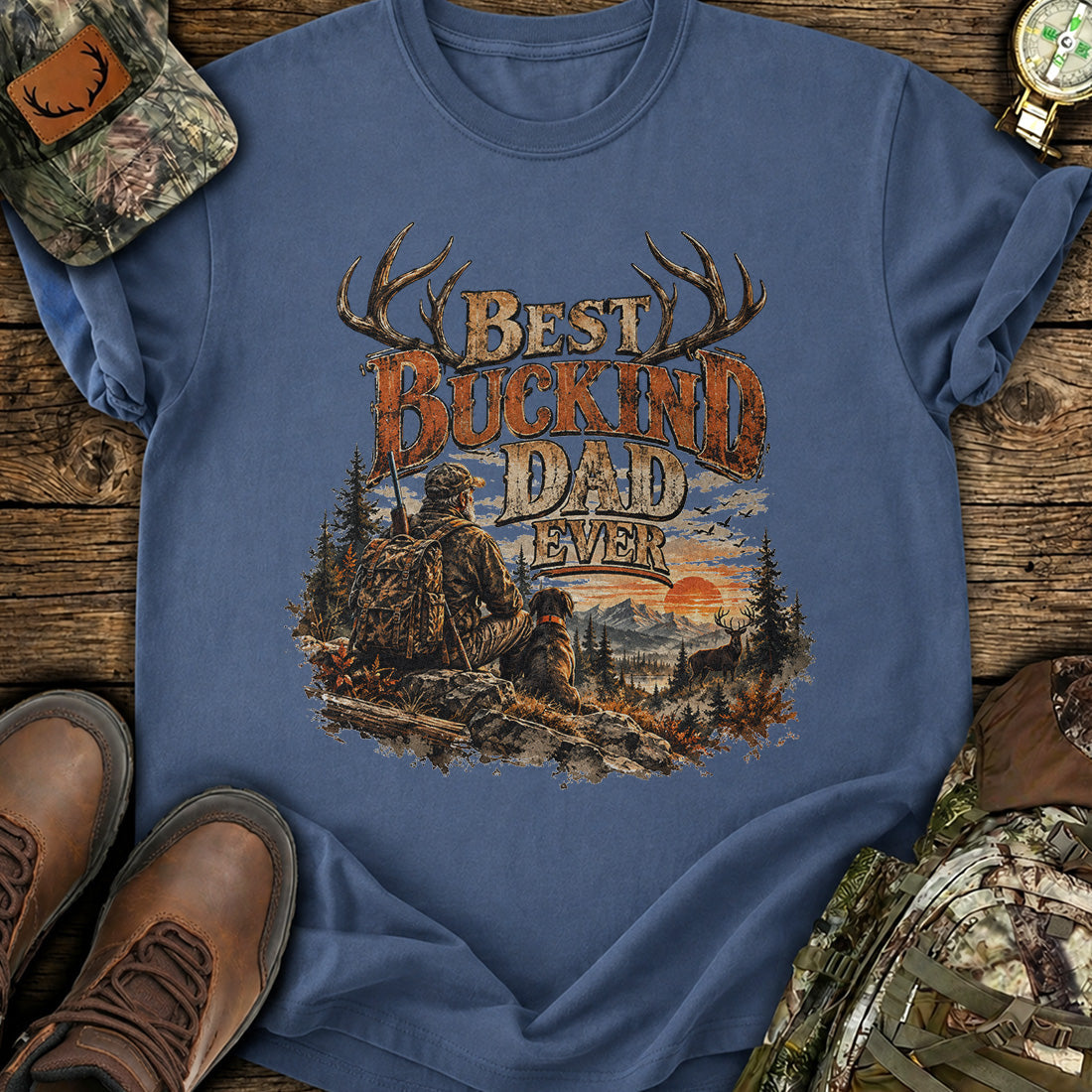 Buckin Dad Legend T-Shirt product image 3
