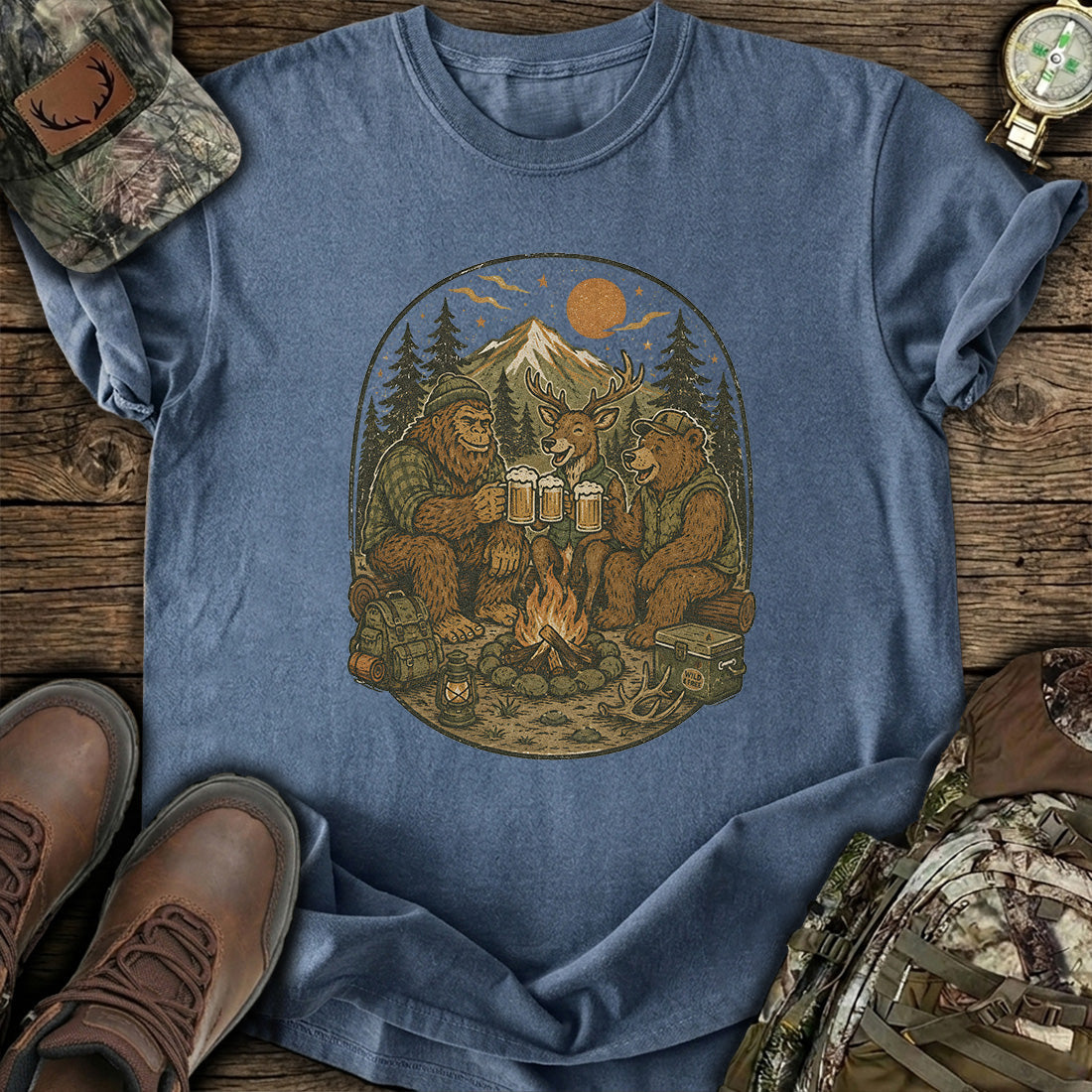 Campfire Hunt Legends T-Shirt product image 2
