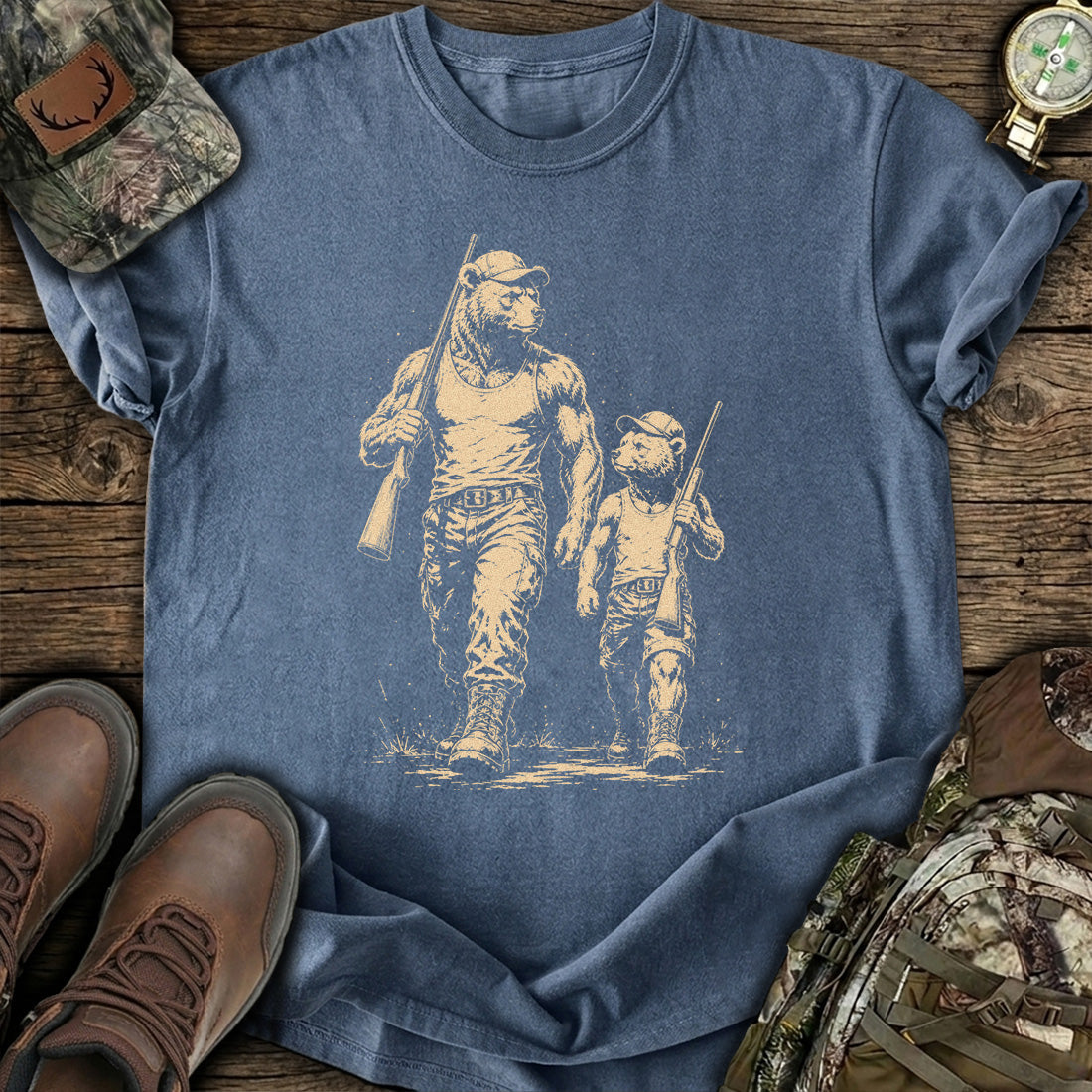 Bear Hunting Legacy T-Shirt product image 3