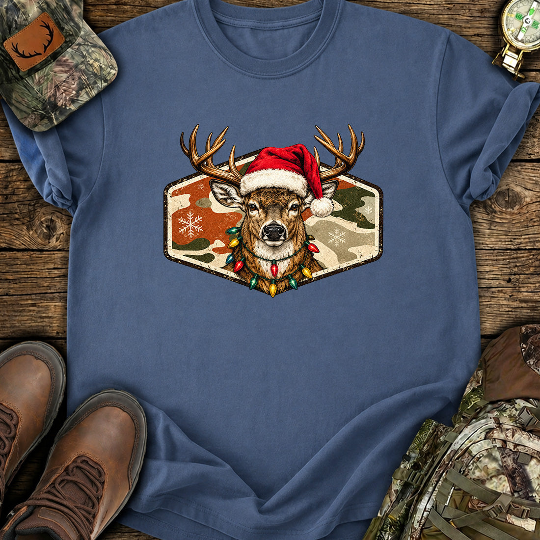 Festive Whitetail T-Shirt product image 3