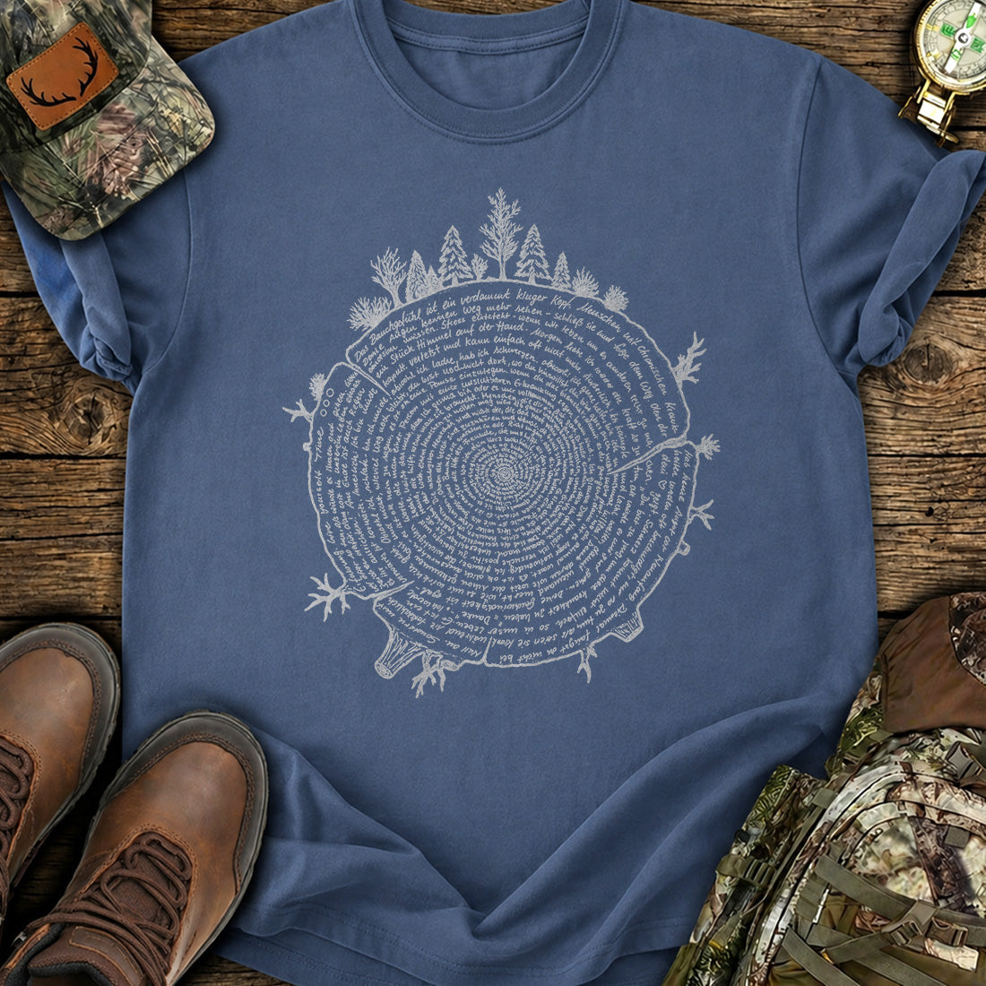 Ancient Tree Rings T-Shirt product image 4