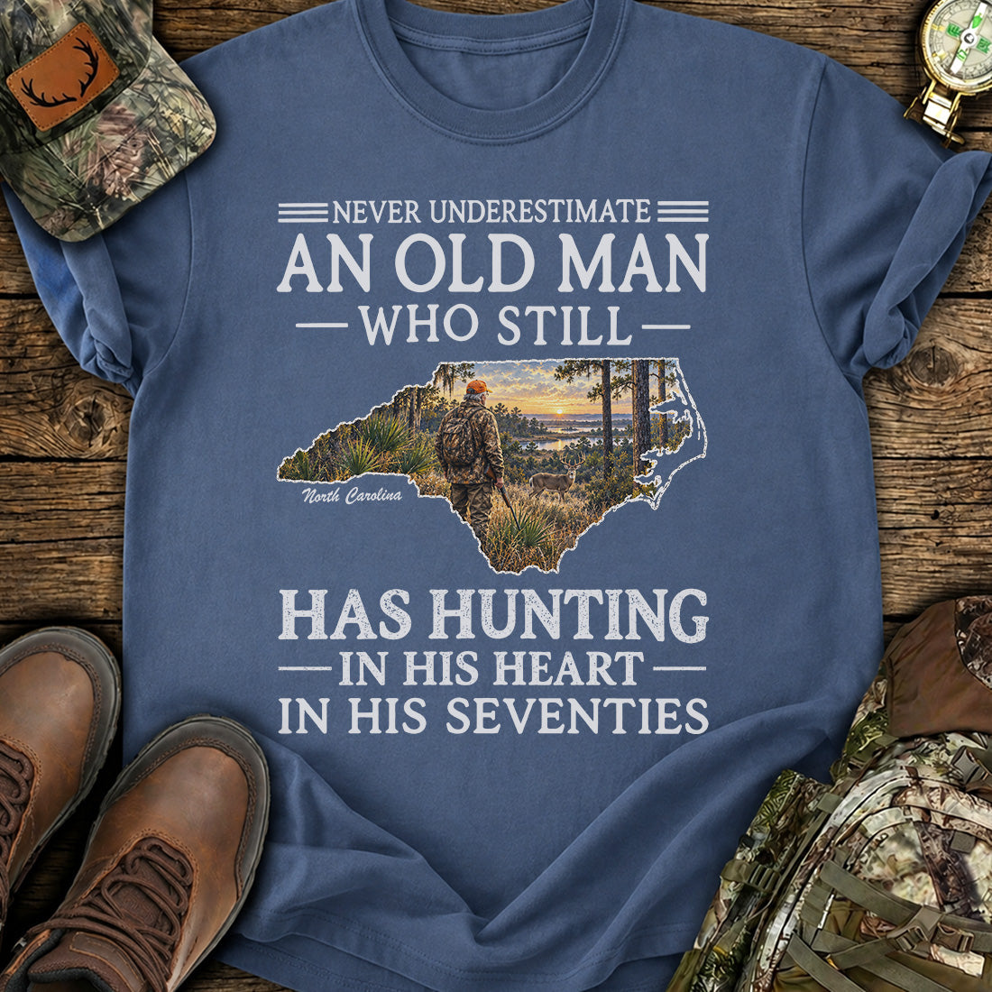 Carolina Hunter Heart T-Shirt product image 2