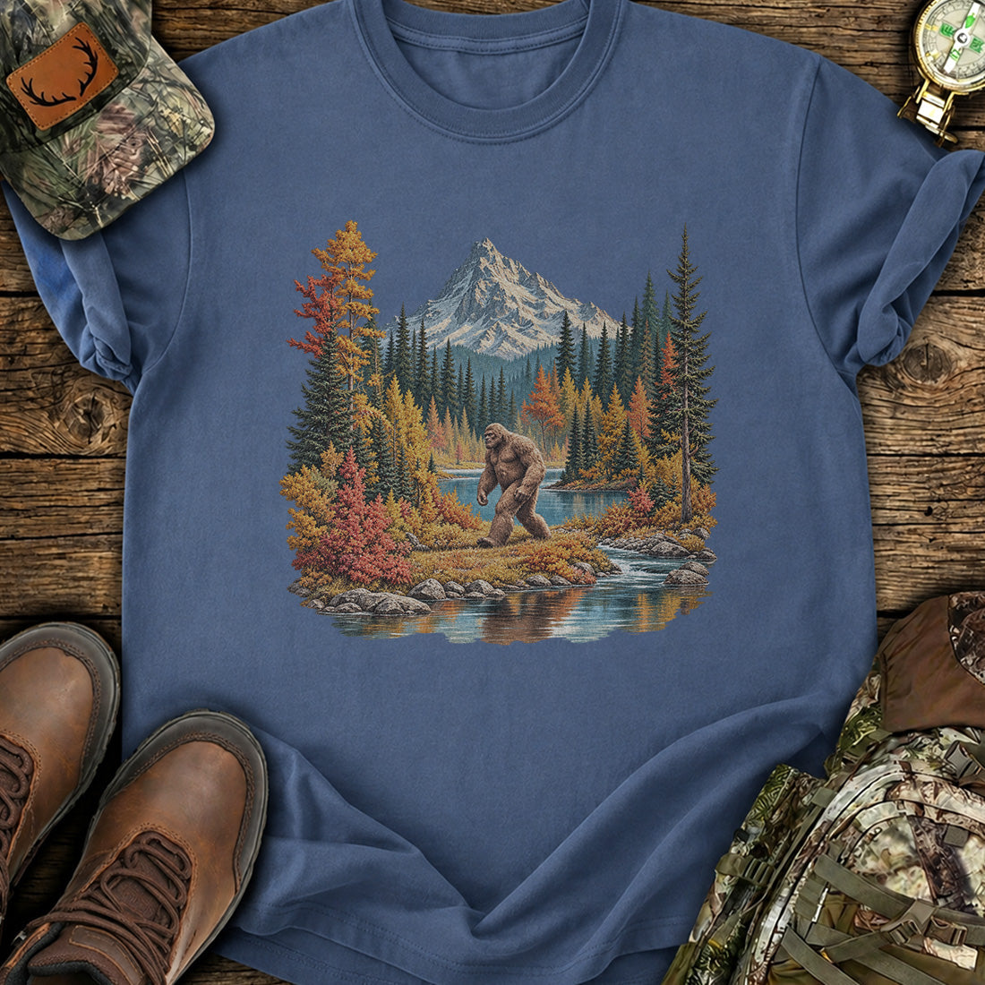 Bigfoot Autumn Trails T-Shirt product image 2