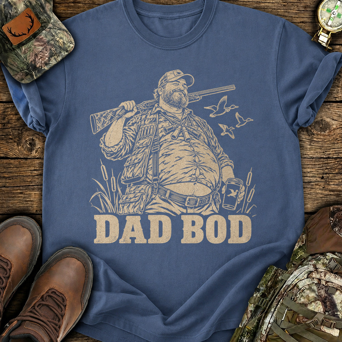 Dad Bod Duck Hunt T-Shirt product image 3