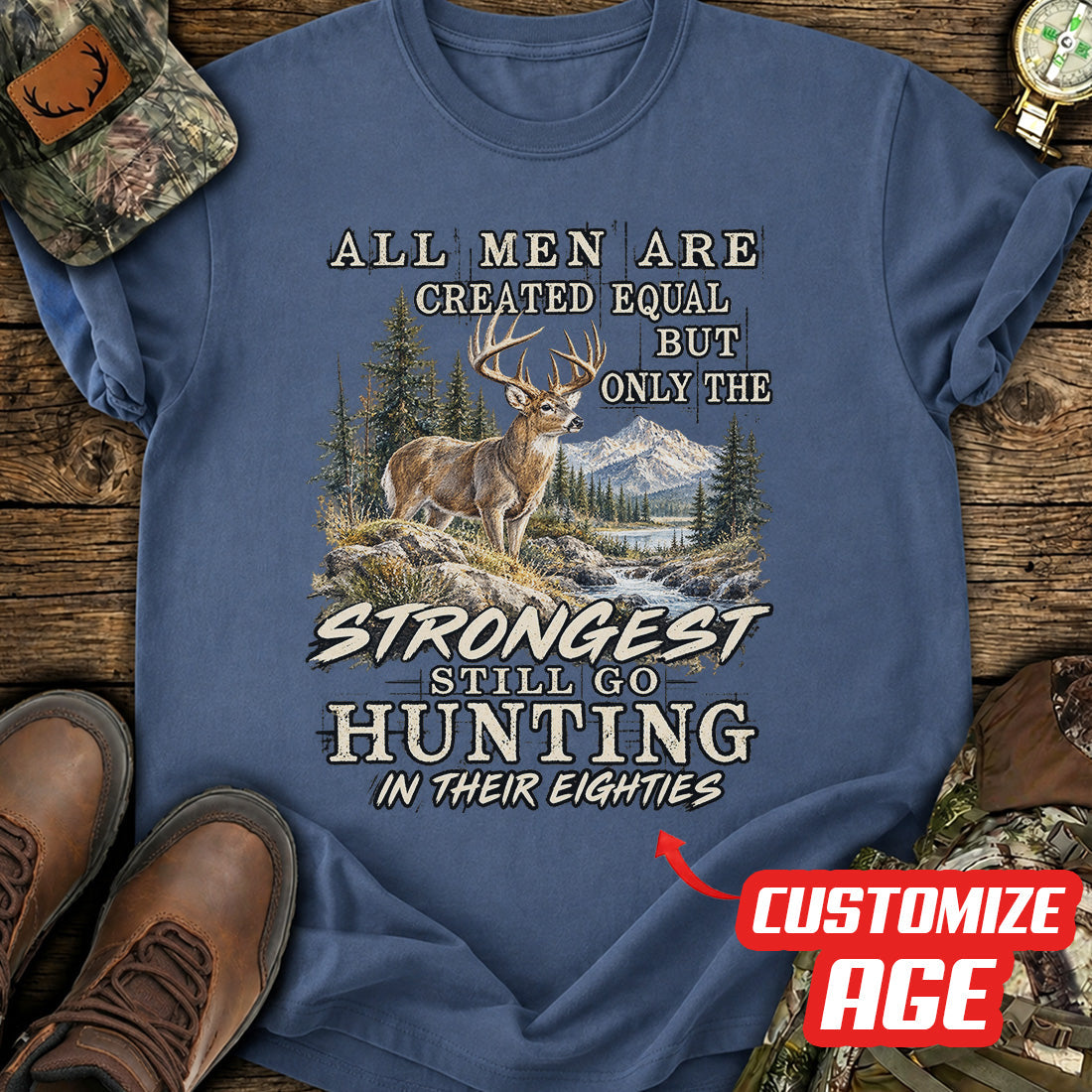 Personalized Strongest Still Hunt T-Shirt product image 4