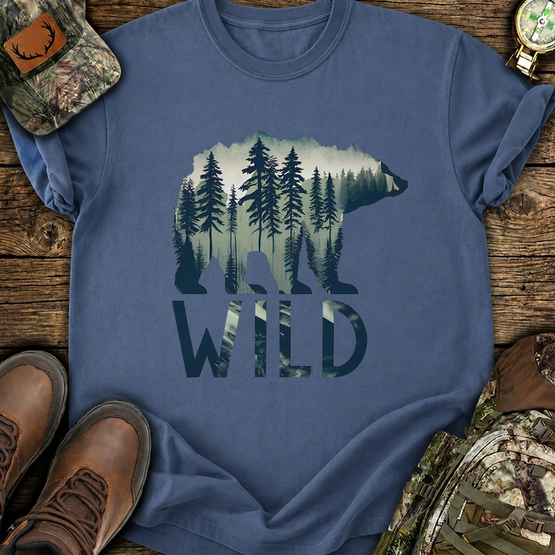 Wild Forest Bear T-Shirt product image 4
