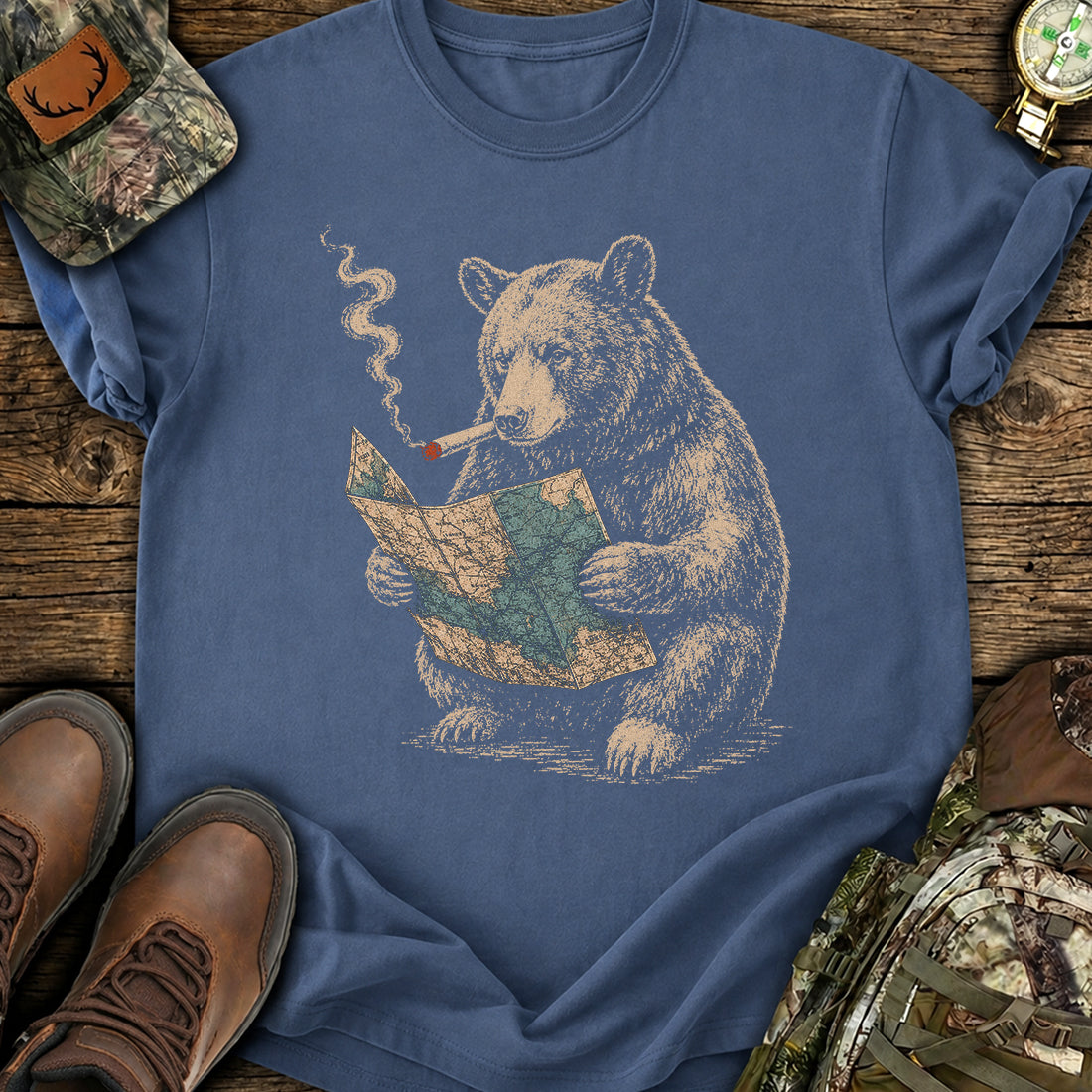 Wanderlust Bear T-Shirt product image 2