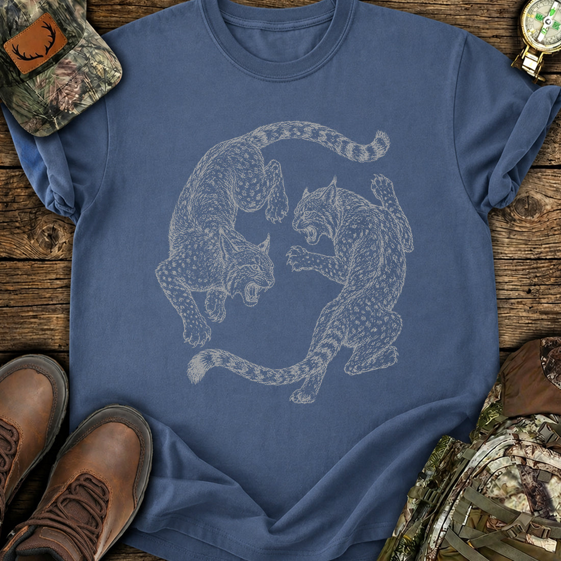 Bobcat Twin Spirits T-Shirt product image 3