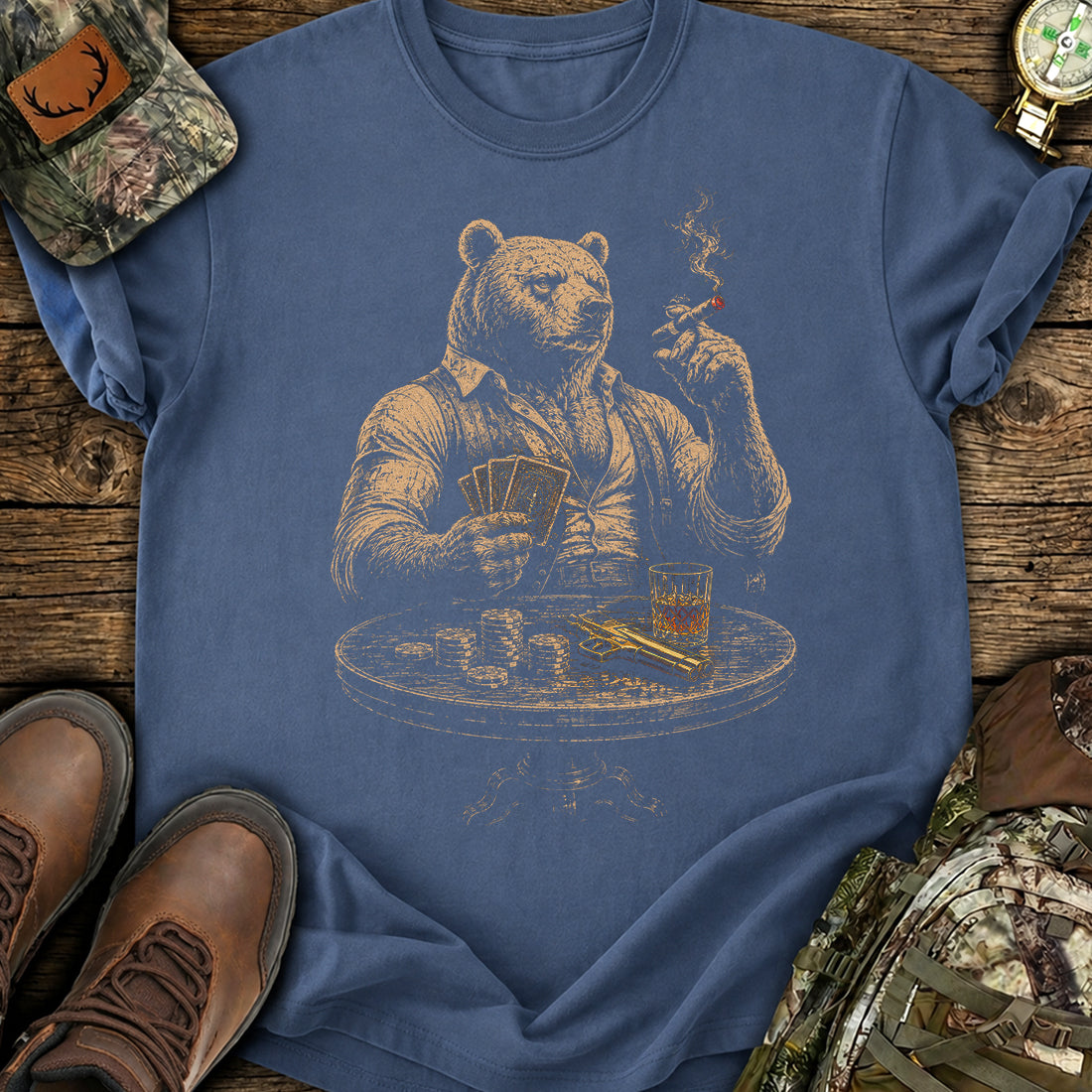 High Stakes Bear T-Shirt product image 2