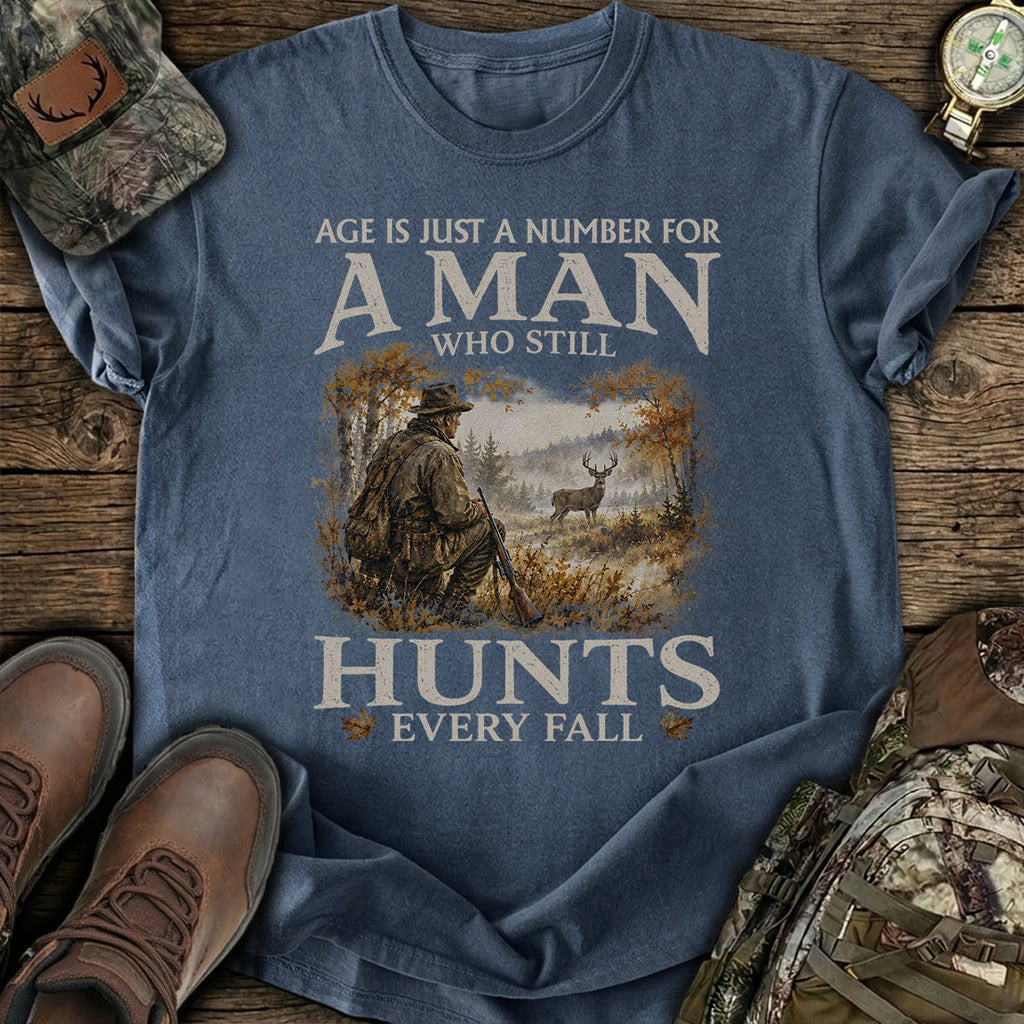 Age Is Just A Number Fall Hunting T-Shirt product image 2