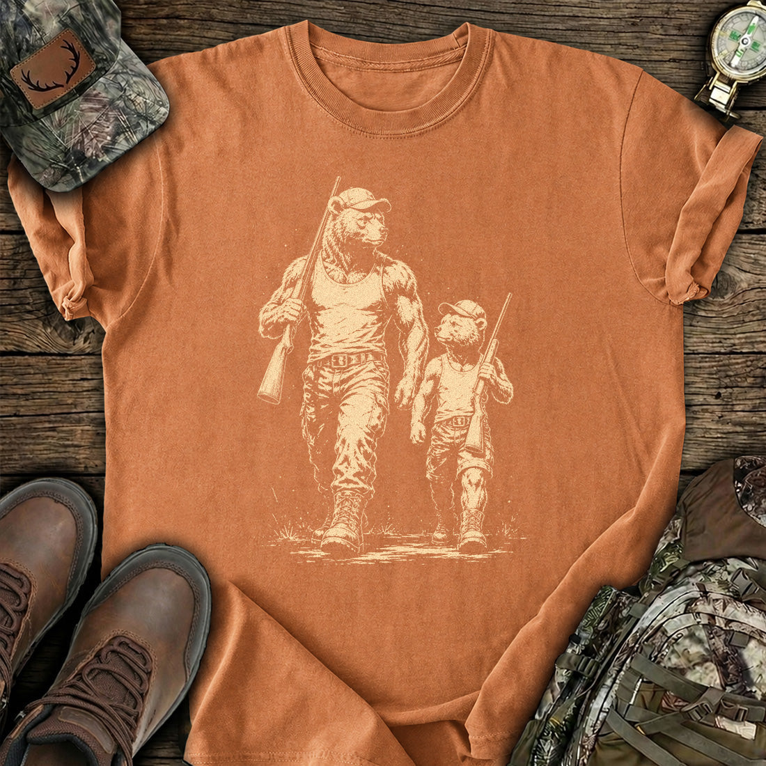 Bear Hunting Legacy T-Shirt product image 4