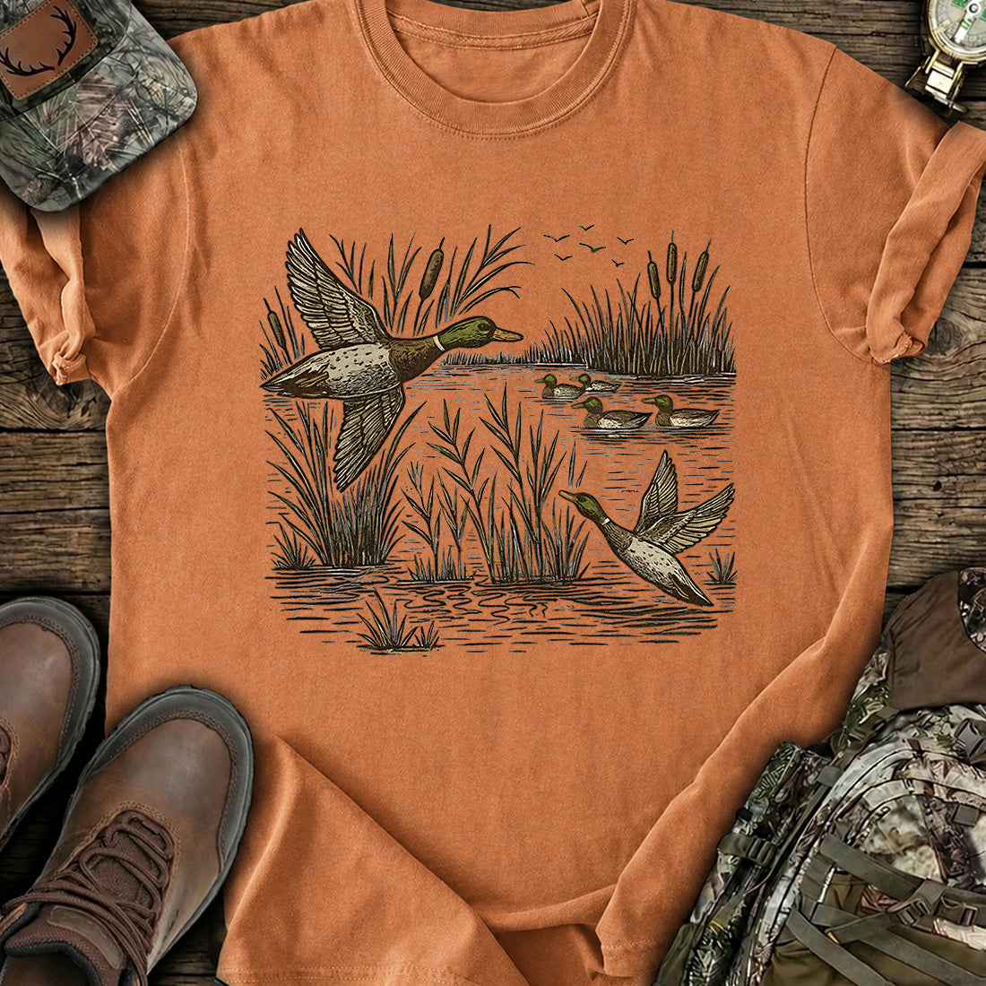 Mallard Pond Flight T-Shirt product image 2