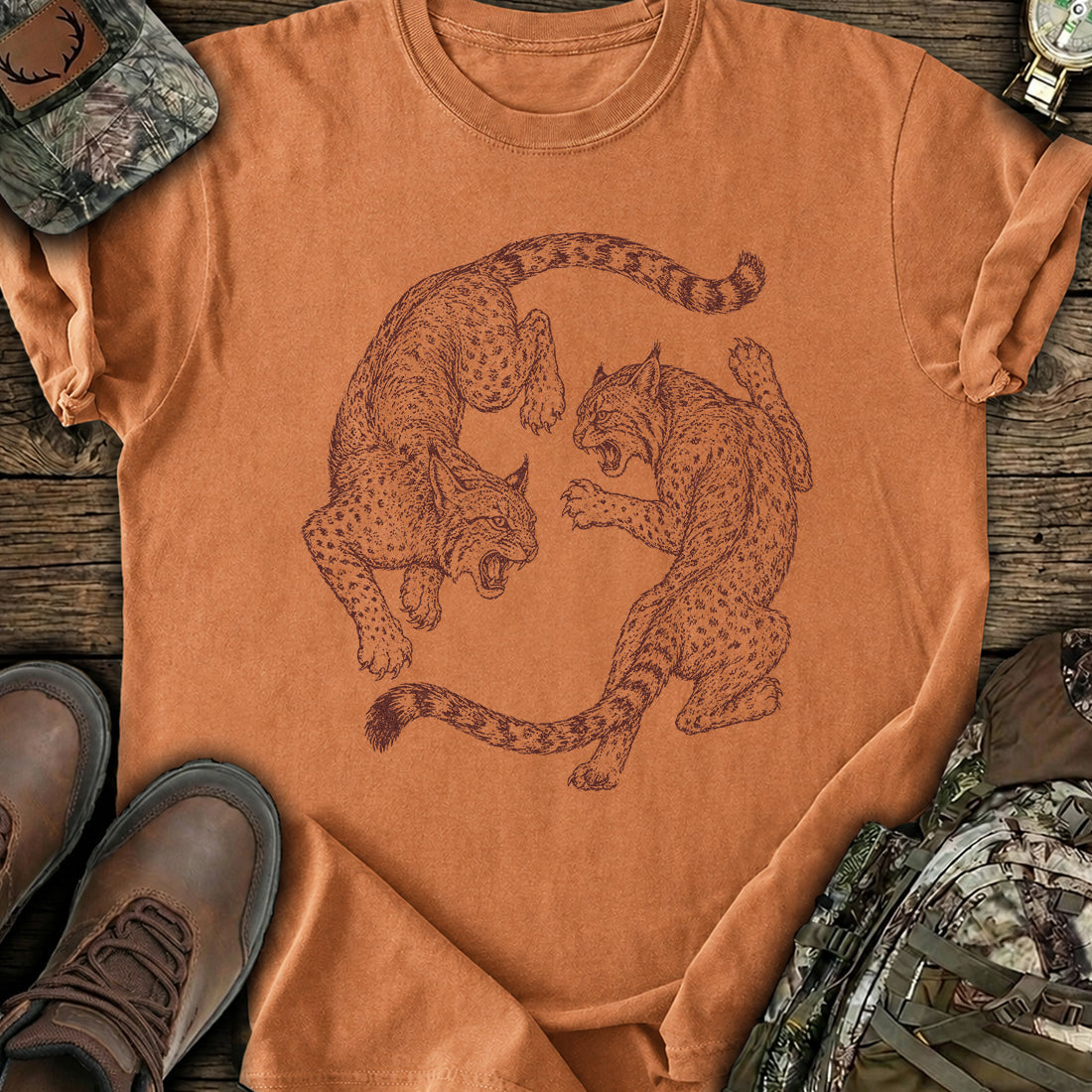 Bobcat Twin Spirits T-Shirt product image 4