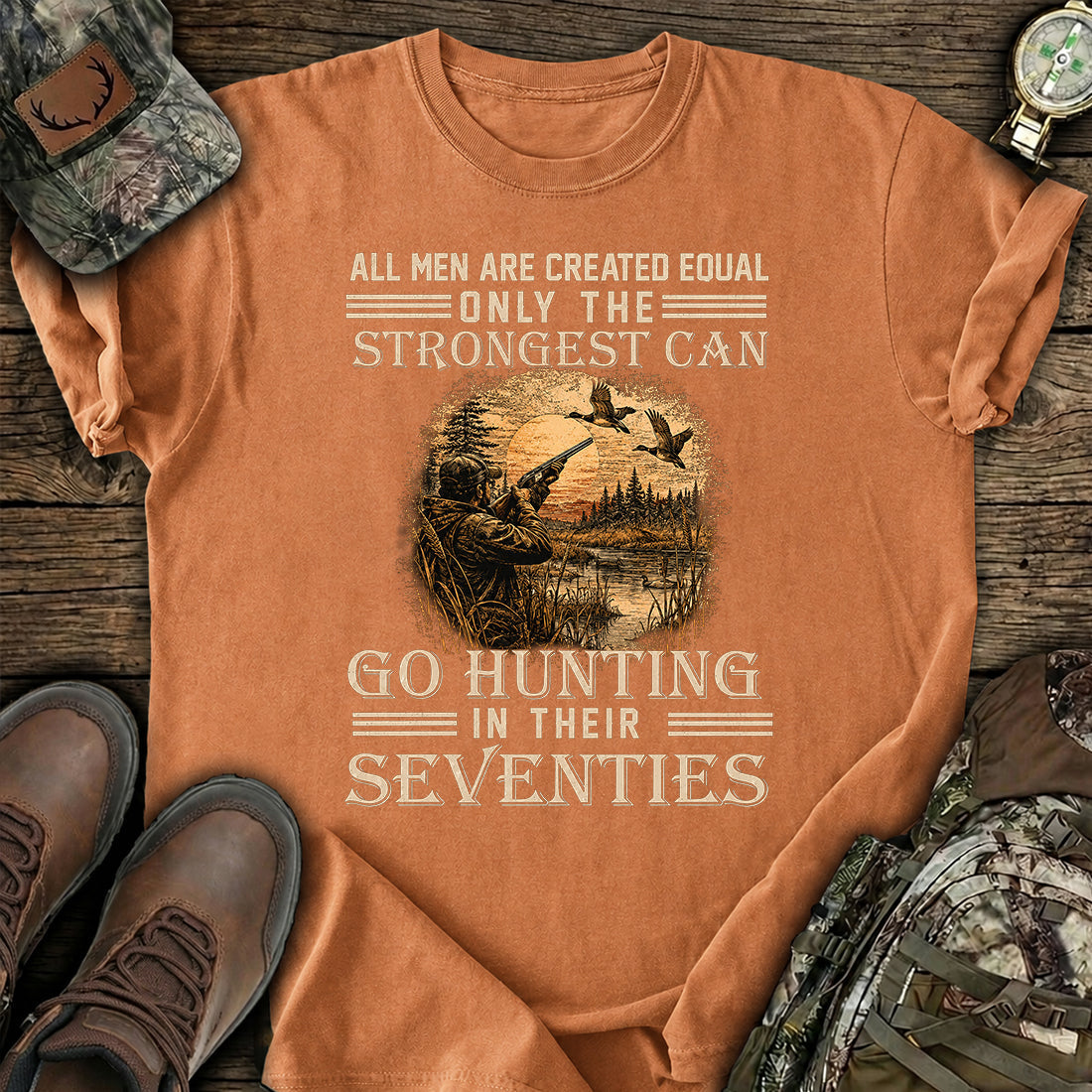 Personalized Seventy Hunt Strength T-Shirt product image 4