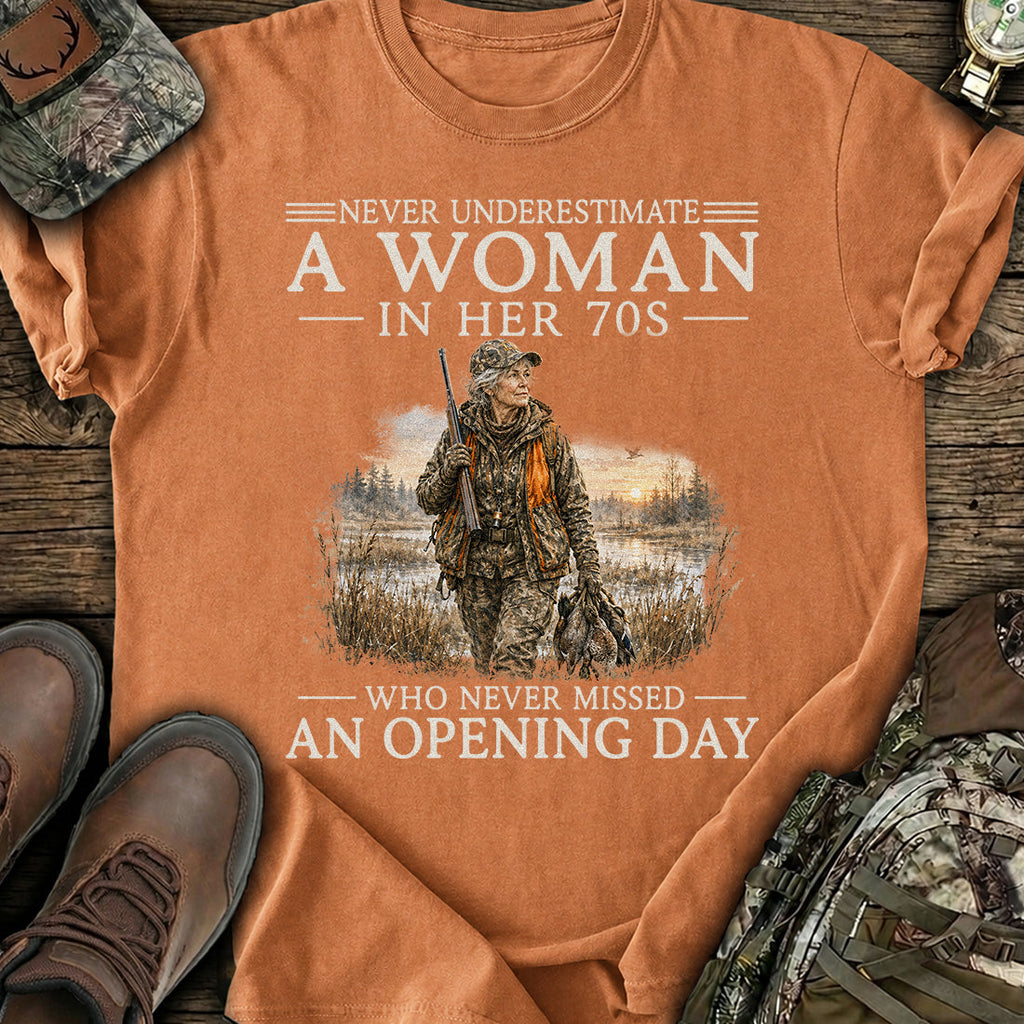 Personalized Age Opening Day Huntress T-Shirt product image 5