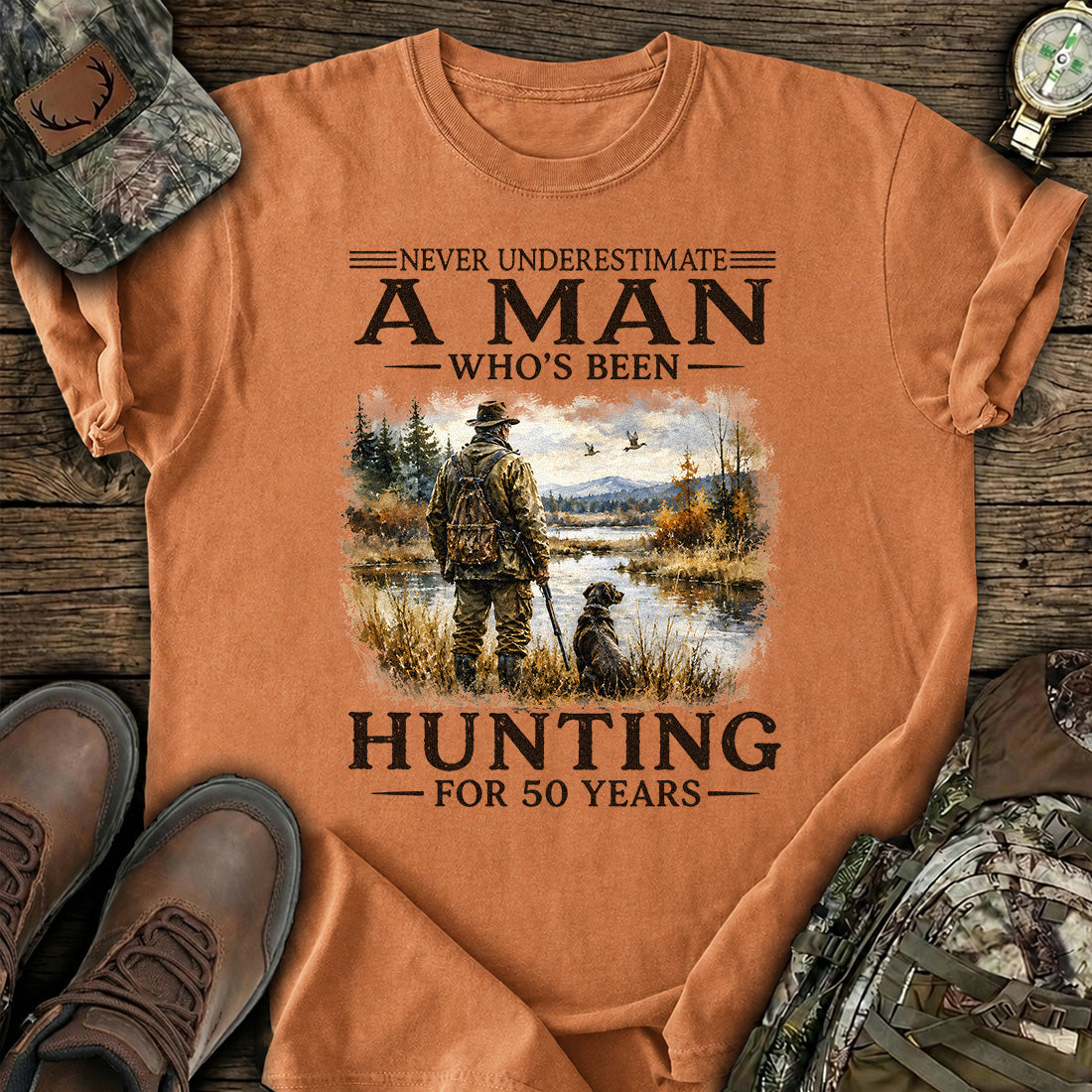Hunter’s Golden 50 T-Shirt product image 4