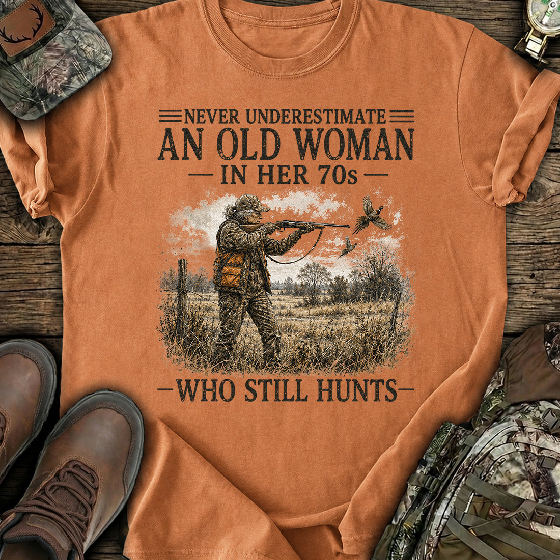 Personalized Forever Huntress T-Shirt product image 6