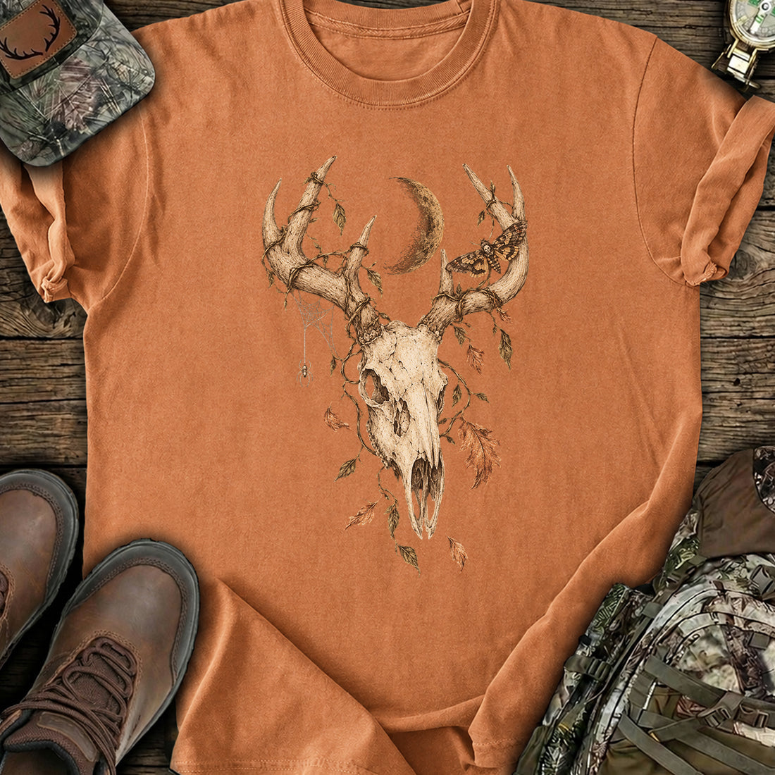 Moonspell Deer Skull T-Shirt product image 5
