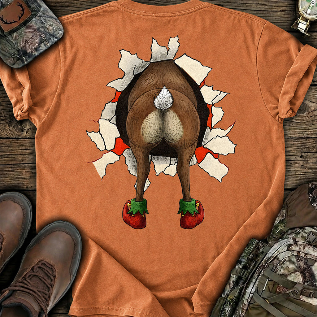 Reindeer Elf Peek T-Shirt product image 9