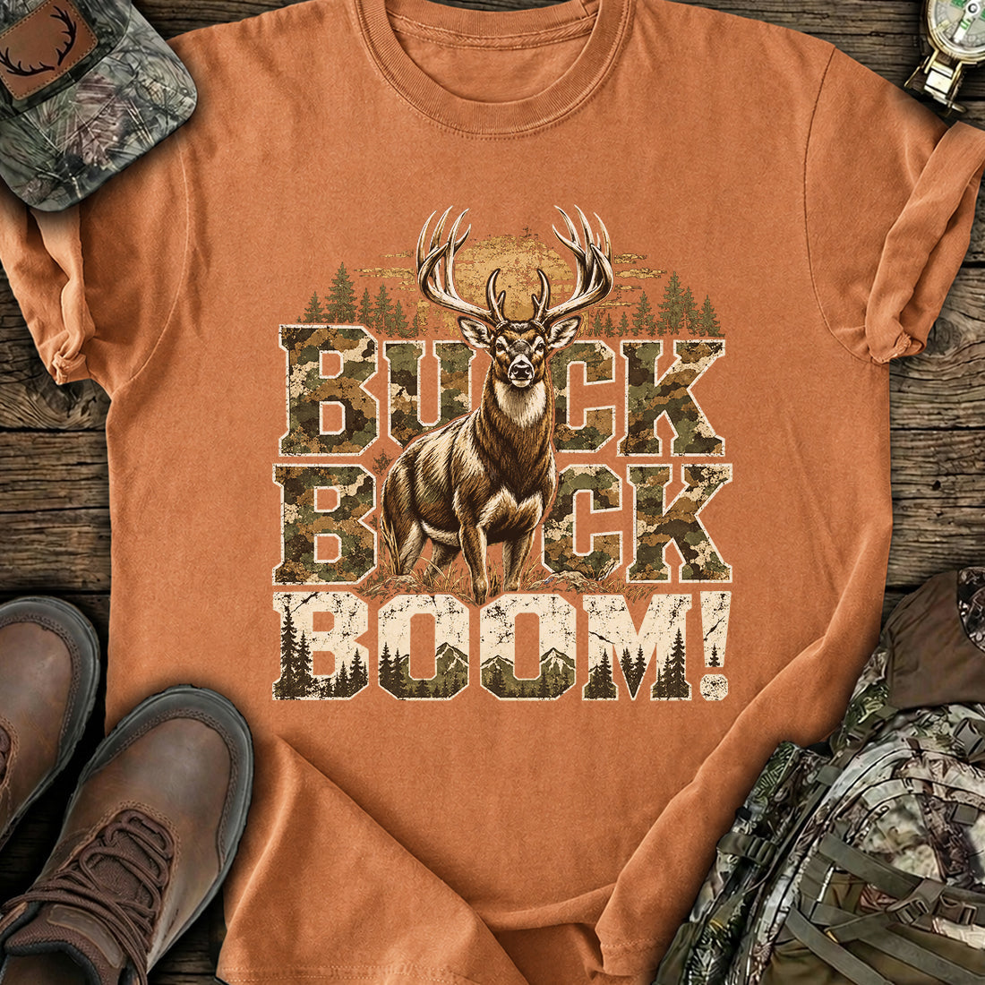 Buck Season Boom T-Shirt product image 4