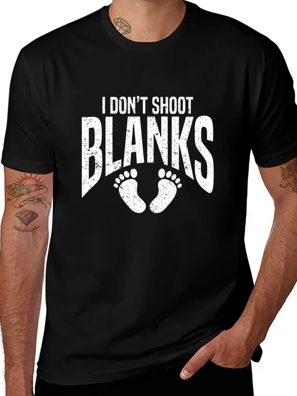 I Dont Shoot Blanks Graphic Tee product image 1