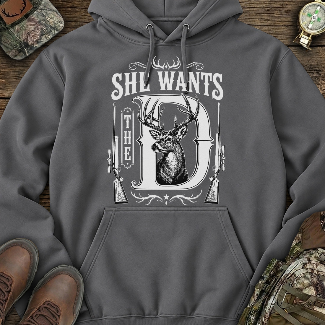 She Wants The Buck Hoodie product image 2