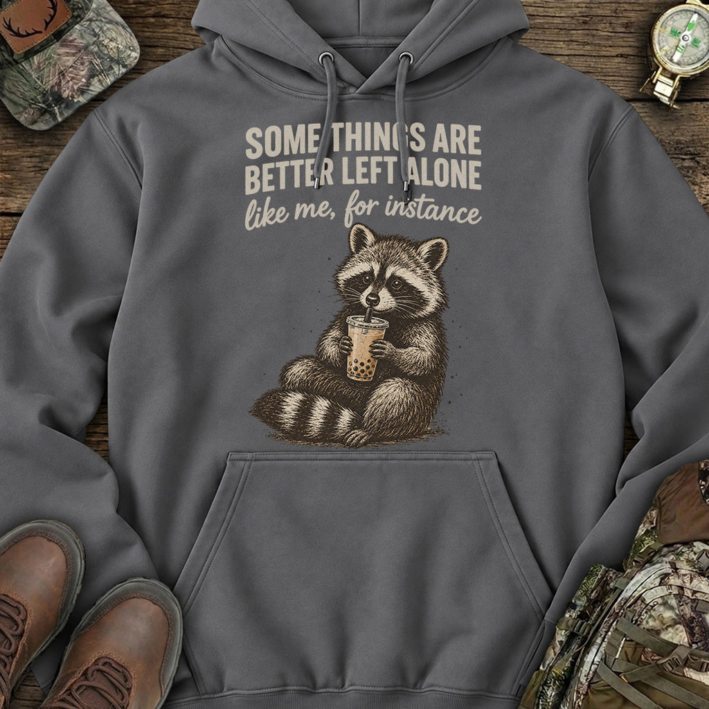 Leave Me Alone Raccoon Hoodie product image 3