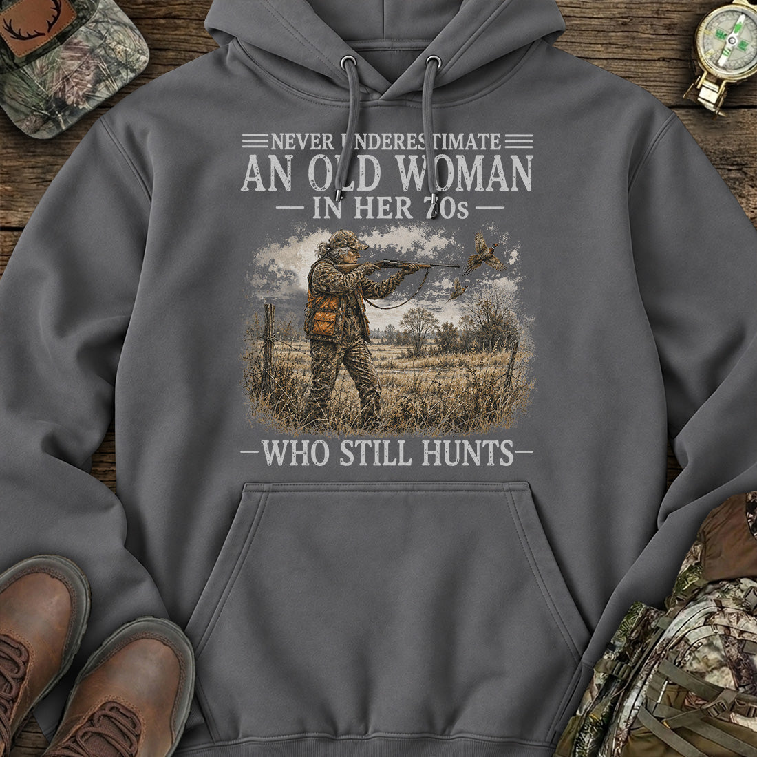 Personalized Fearless Huntress Hoodie product image 2