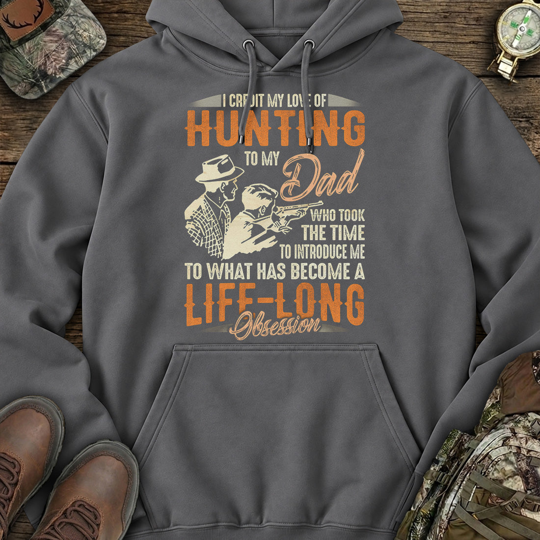 Dad’s Hunting Legacy Hoodie product image 3