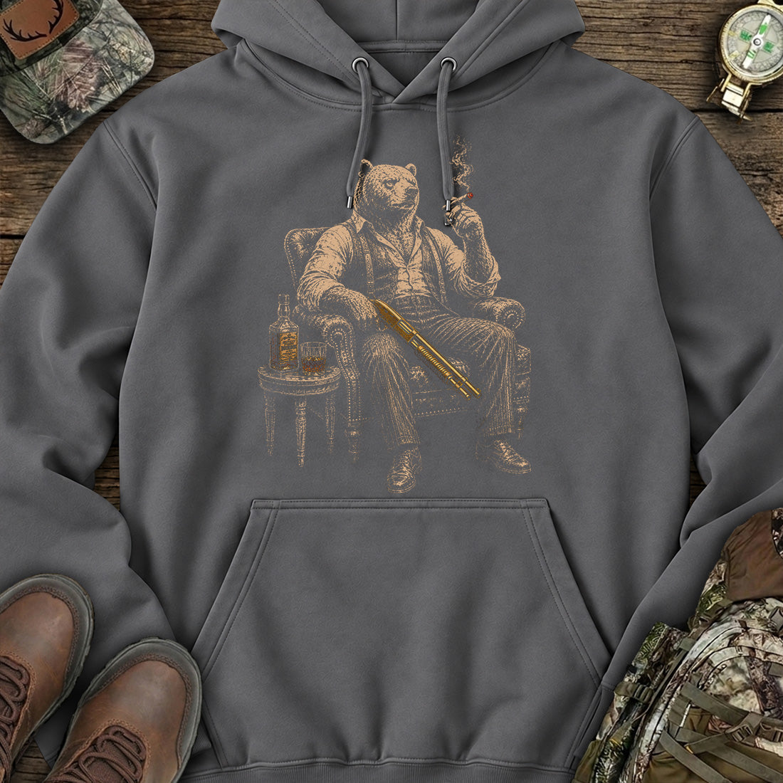 Gentleman Grizzly Hoodie product image 4