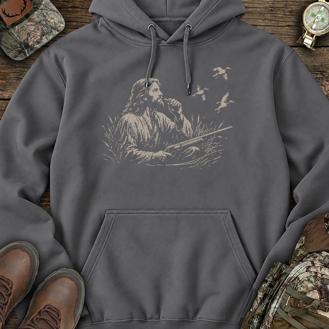 Sacred Wings Hunting Hoodie product image 2