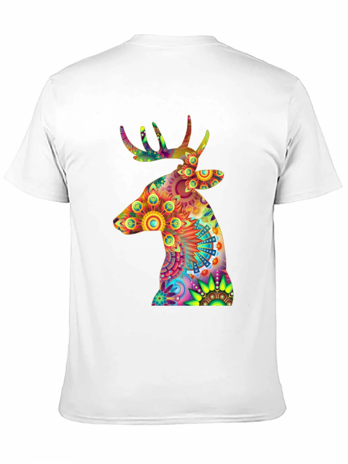 Vibrant Deer Graphic Tee - Unique Colorful Design product image 10