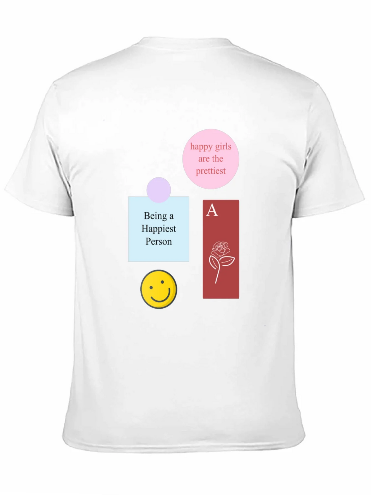 Graphic Print Cotton Tee - Happy Theme product image 10