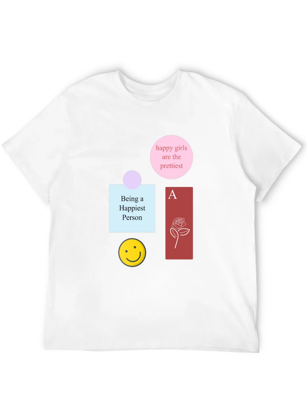 Graphic Print Cotton Tee - Happy Theme product image 11