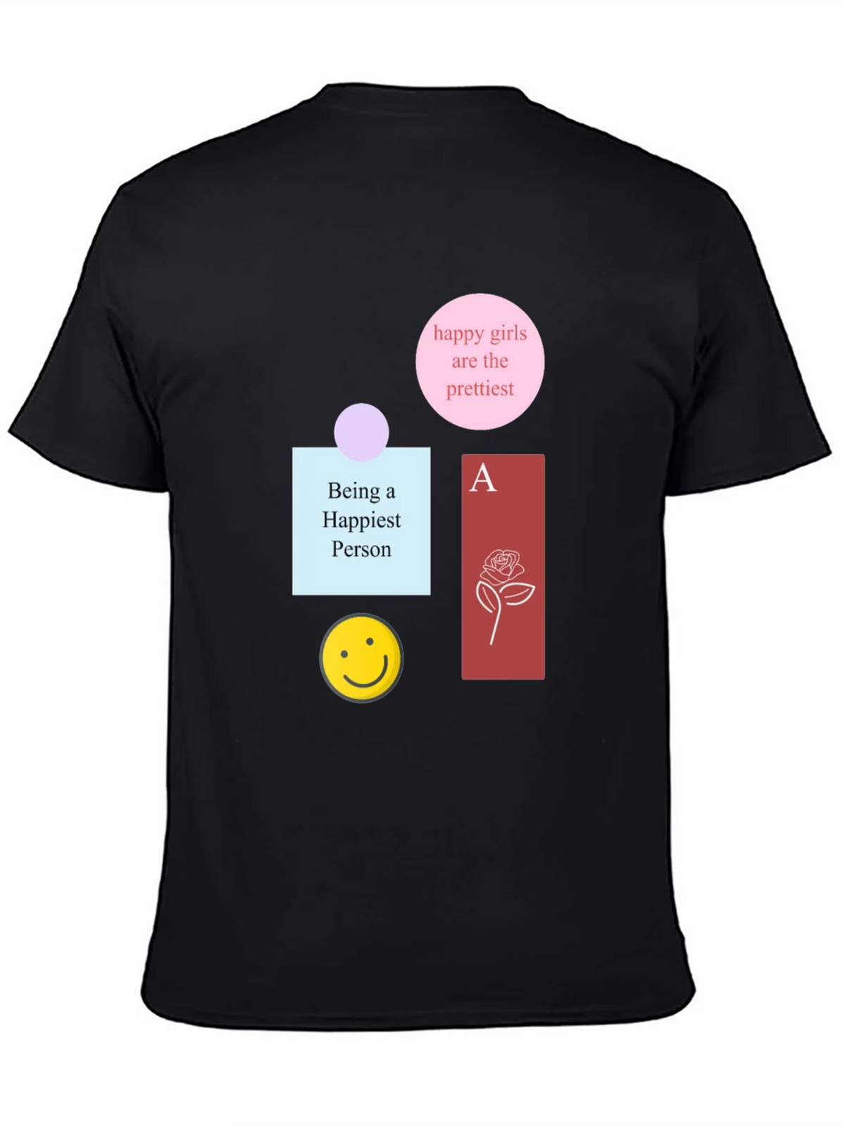 Graphic Print Cotton Tee - Happy Theme product image 4