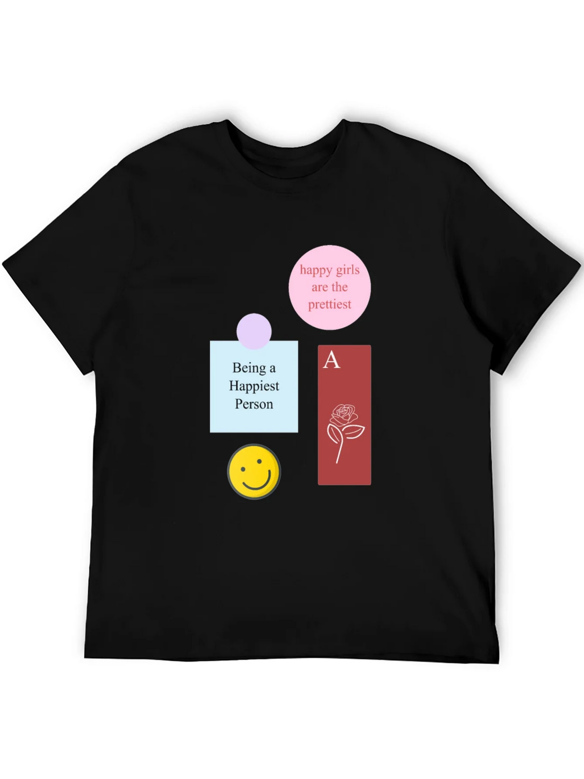 Graphic Print Cotton Tee - Happy Theme product image 5