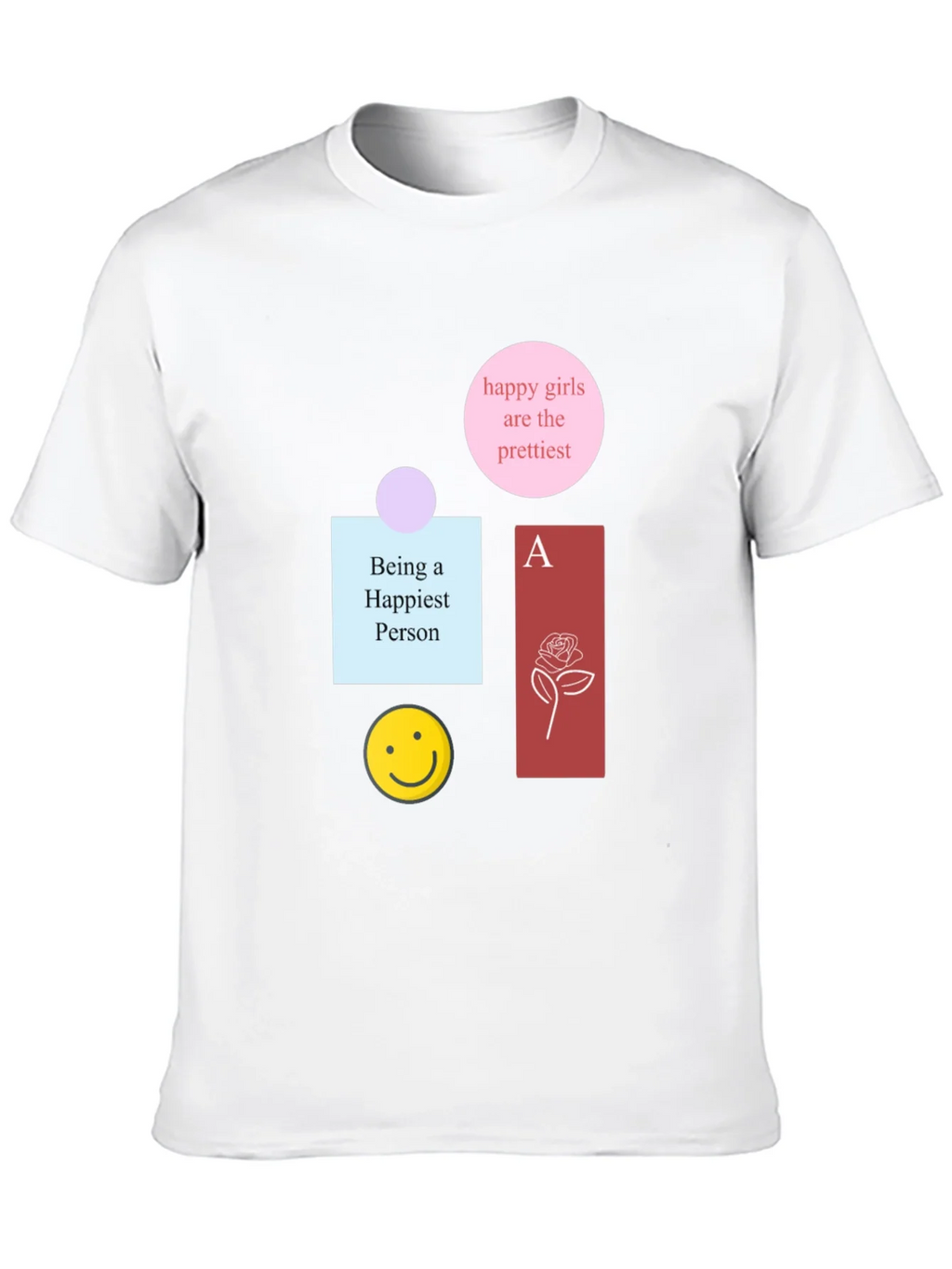 Graphic Print Cotton Tee - Happy Theme product image 9