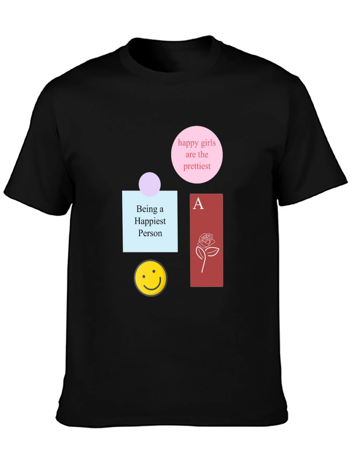 Graphic Print Cotton Tee - Happy Theme product image 3
