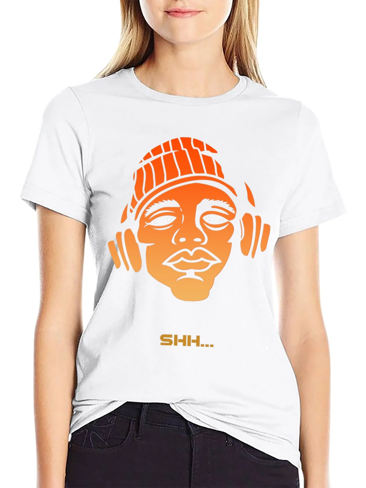 Cool Graphic T-Shirt with SHH... Design product image 8