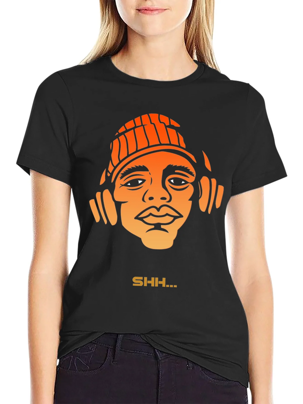 Cool Graphic T-Shirt with SHH... Design product image 2