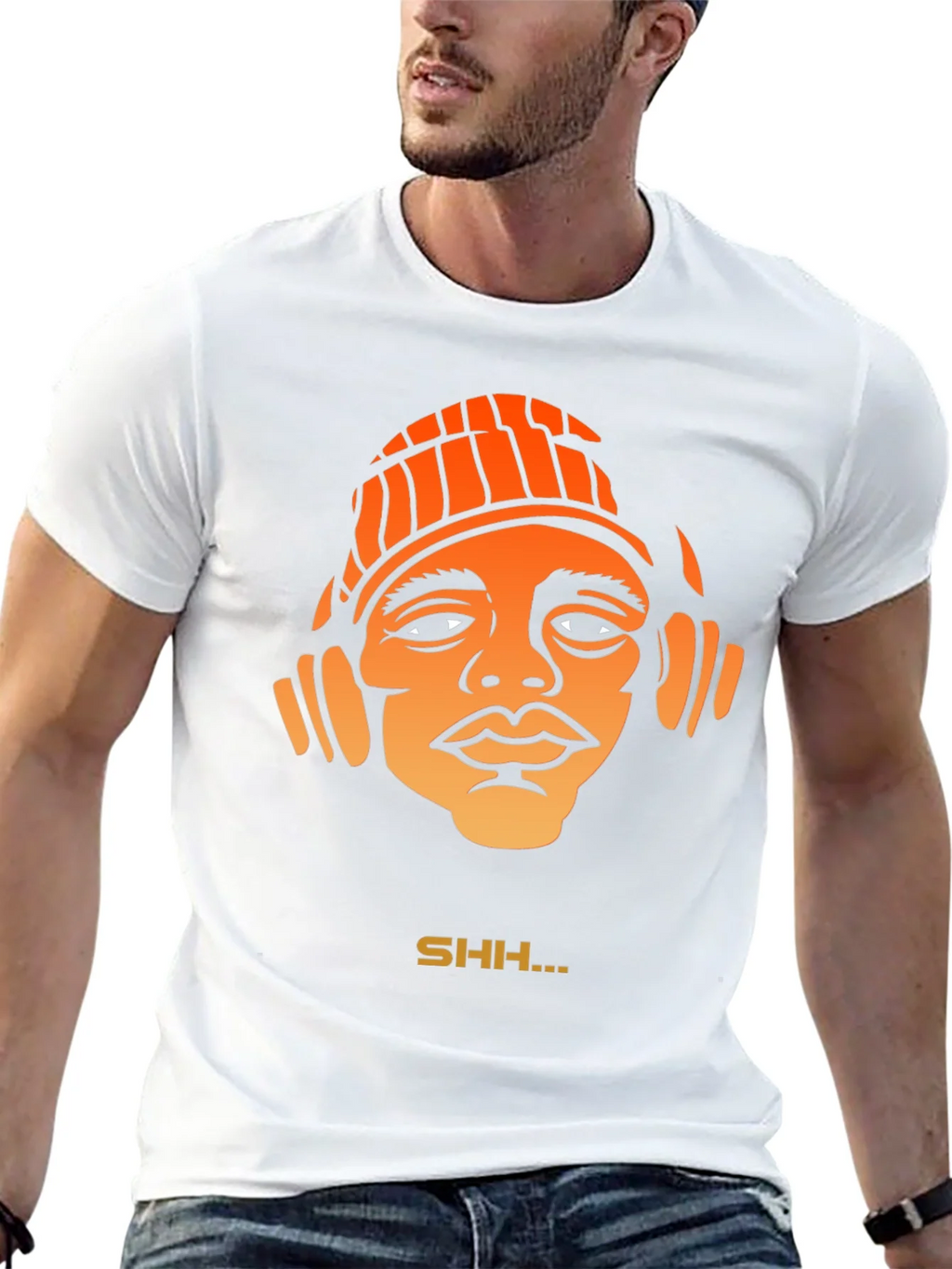 Cool Graphic T-Shirt with SHH... Design product image 12