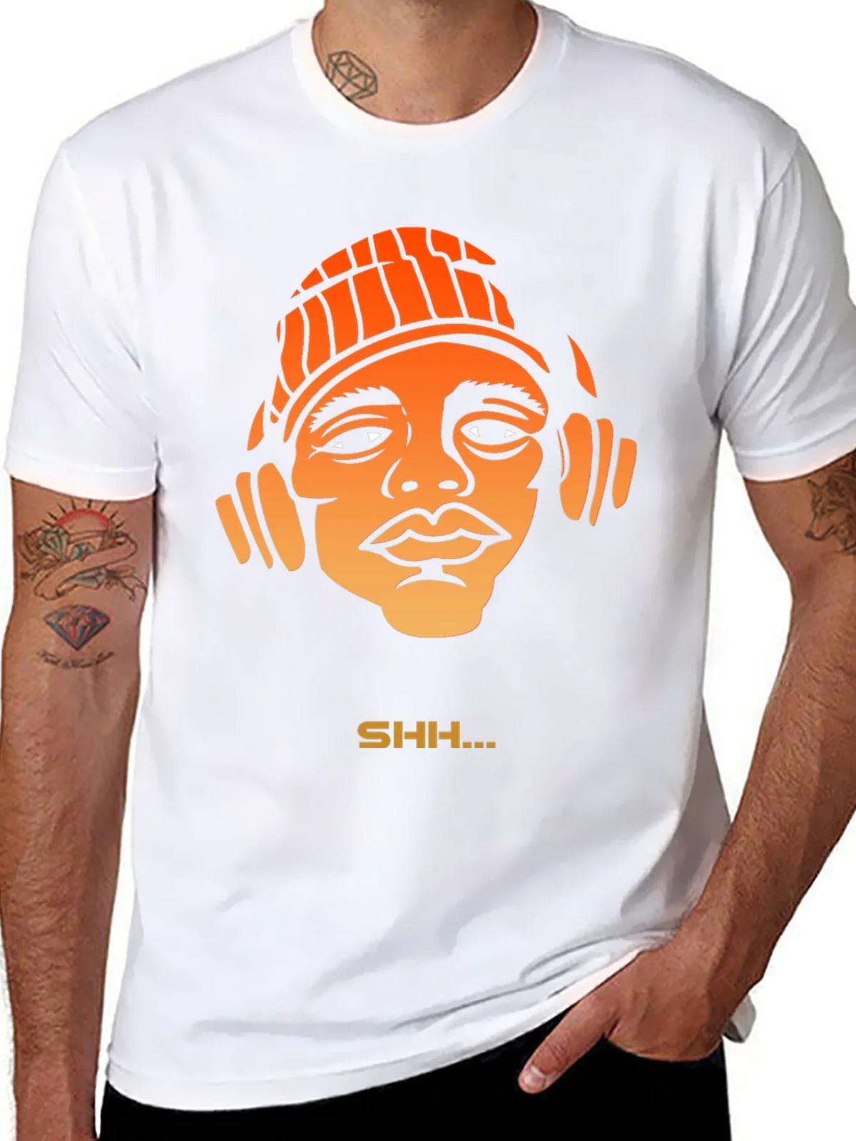 Cool Graphic T-Shirt with SHH... Design product image 7